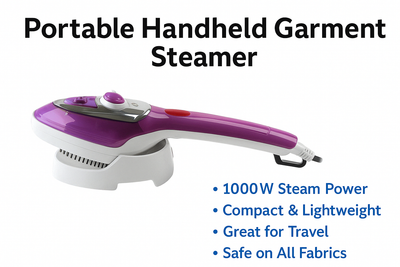 portable garment steamer with 1000W steam power